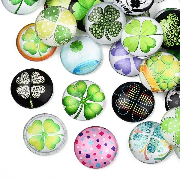 Flatback Glass Cabochons for DIY Projects