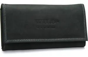 Dámská kožená peněženka Wild, černá