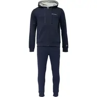 Champion HOODED FULL ZIP SUIT Pánska tepláková súprava, tmavo modrá, veľkosť