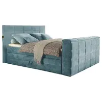 Carryhome POSTEL BOXSPRING, 180/200 cm, modrá