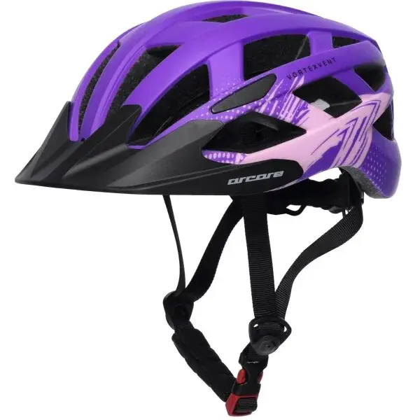 Arcore CONTRA JR Dívčí cyklistická přilba, fialová, velikost (50 - 54)