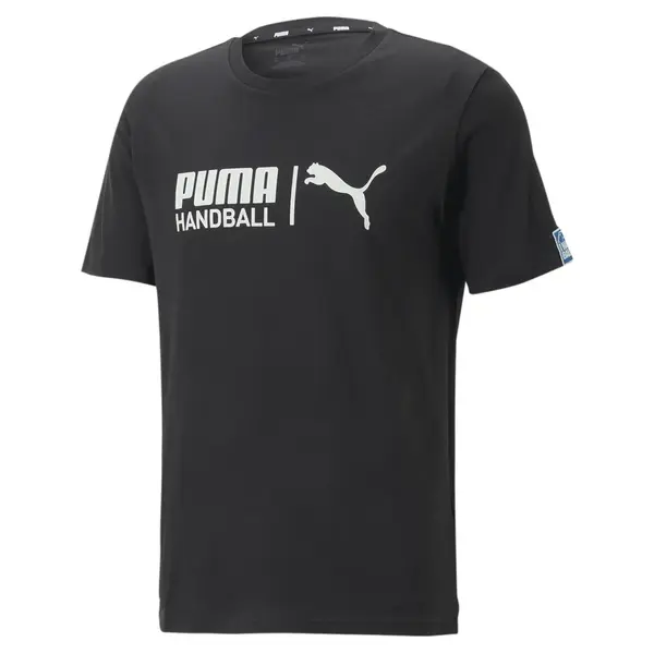 PUMA Funkčné tričko  čierna / biela