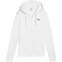 Puma ESSENTIALS FULL ZIP HOODIE TR Dámska mikina, biela, veľkosť