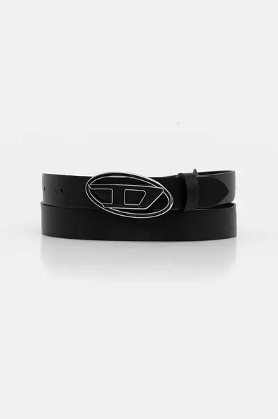Diesel pásek dámský kožený OVAL D LOGO B-1DR 25