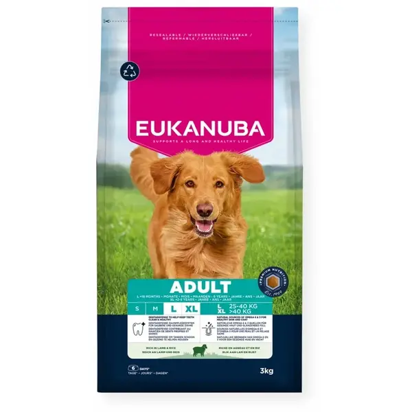 Eukanuba Life Care Adult L/XL granule - jehněčí, rýže 12 kg