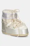 Snehule Moon Boot MB ICON LOW PEARLY strieborná farba, 80D1409660 L020