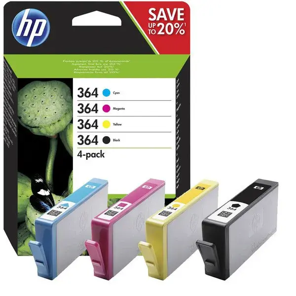 HP 364 N9J73AE Bk+C+M+Y multipack originálna cartridge