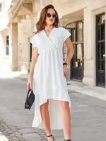 Resti Women's midi dress with an asymmetrical hem