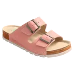 SANTÉ Dámské pantofle N/211/1/O37/SP RŮŽOVÁ v.42