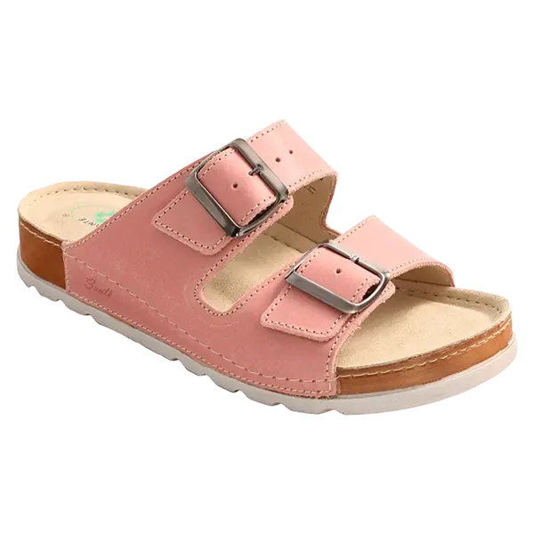 SANTÉ Dámské pantofle N/211/1/O37/SP RŮŽOVÁ v.42