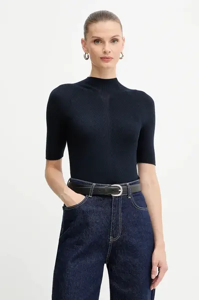 Vlněné tričko BOSS Faleri