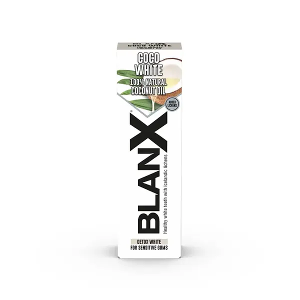 BLANX White Detox Coconut Zubní pasta 75 ml, poškozený obal