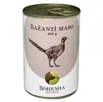 BOHEMIA PET FOOD Konzerva bažantí maso ve vlastní šťávě pro psy 400 g