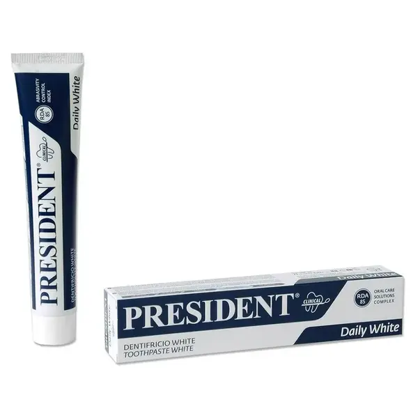 PRESIDENT Zubní pasta White 75 ml