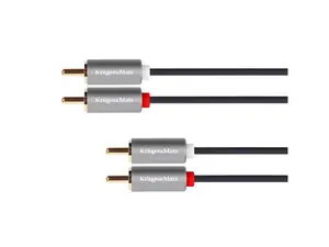 Kabel 2x Cinch konektor/2x Cinch konektor 10m KRUGER & MATZ KM1210 Basic