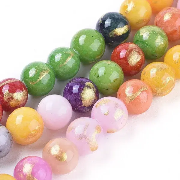 Natural Mashan Jade Beads Strands