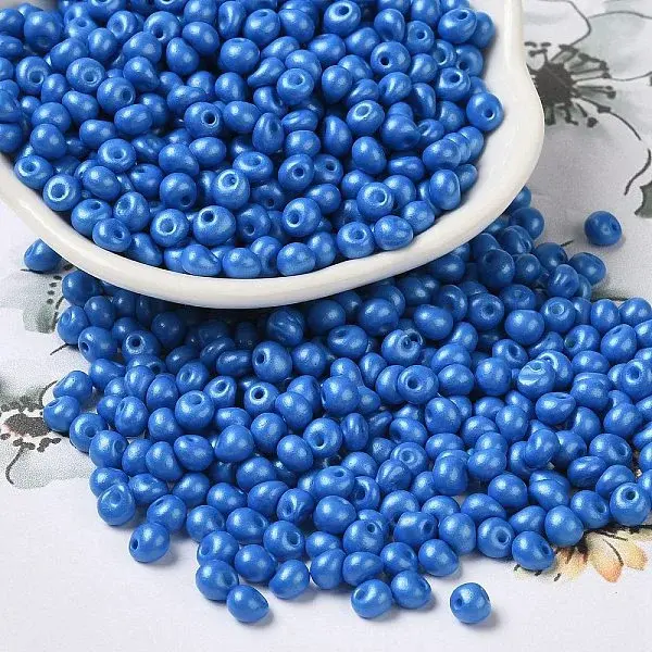 6/0 Opaque Baking Paint Glass Seed Beads