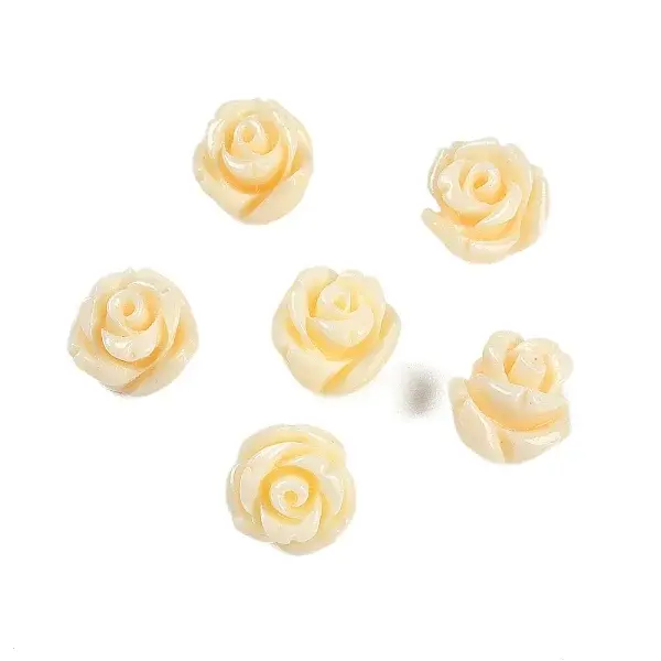 Synthetic Coral Carved Beads