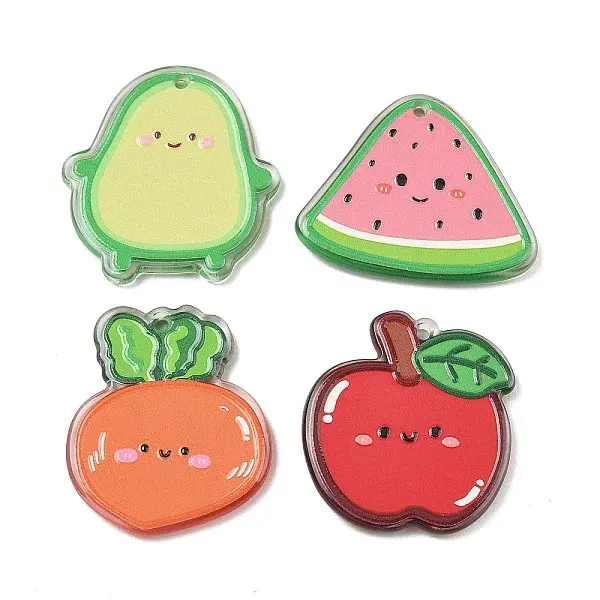 Double Face Printed Acrylic Pendants