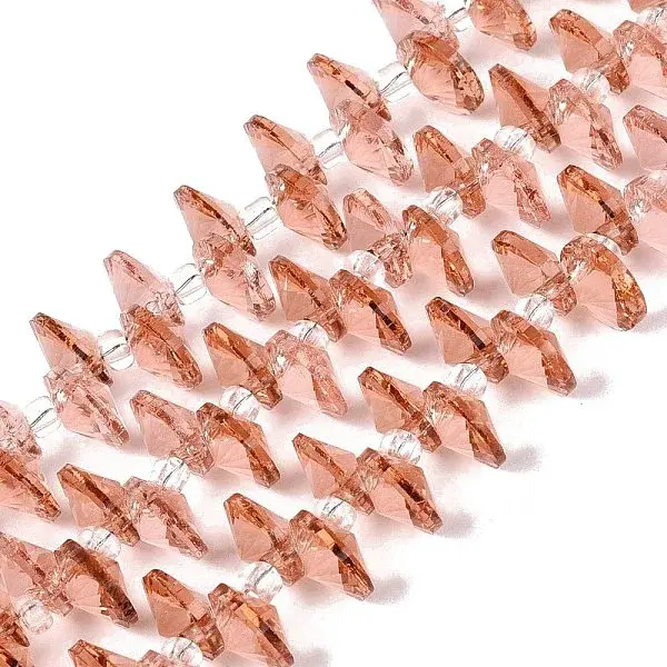 Transparent Glass Beads Strands