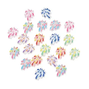 Resin Fireworks Cabochons