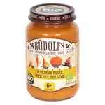 RUDOLFS Bio zelenina s rýží a jehněčím masem 6m+ 190 g