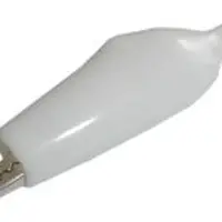 Krokosvorka  velká s bužírkou bílá L=55mm