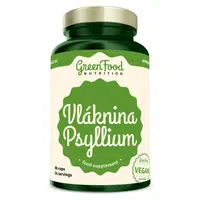 GREENFOOD NUTRITION Vláknina psyllium 96 kapslí