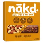 NAKD Peanut delight raw tyčinky z ovoce a arašídů 4 x 35 g