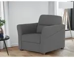Křeslo Flavia, kouřově šedá látka