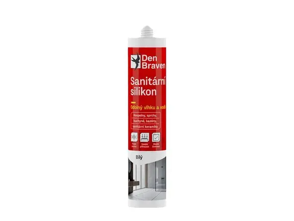 Silikon sanitární DEN BRAVEN bílý 280ml