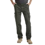 Bushman Pánské kapsáčové kalhoty Foster, tmavá khaki 50