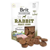 BRIT Jerky Rabbit Meaty Coins pamlsky pro psy 80 g