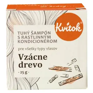 KVITOK Tuhý šampon Vzácné dřevo 25 g