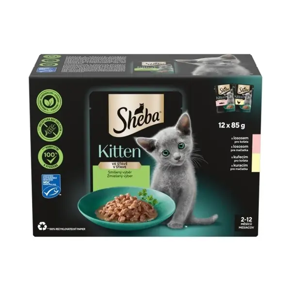 Sheba Kitten mix kapsička 12x85 g