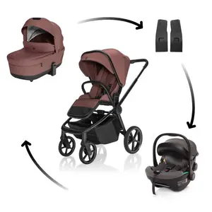 Kočárek Move Cross 5X + autosedačka XM Plus i-Size, Amber Brown