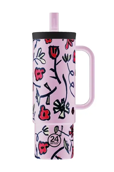 24bottles  termohrnek s brčkem Straw Cup 800 ml