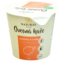 NATURAL JIHLAVA Ovesná kaše mango a chia bez lepku natural 80 g