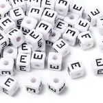 Letter Acrylic European Large Hole Beads