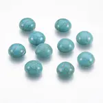 Synthetic Turquoise Flat Back Dome Cabochons