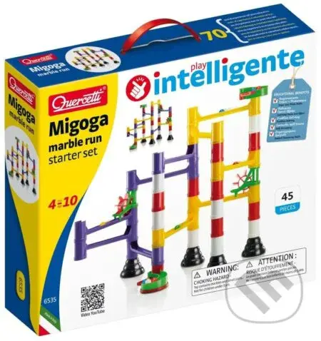 PlayBio - Migoga Marble Run - guľôčková dráha - hra z kategorie Stavebnice