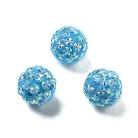 Acrylic Rhinestone Ball Beads