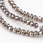 Electroplate Glass Beads Strands