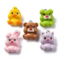 Animal Series Opaque Resin Pendants