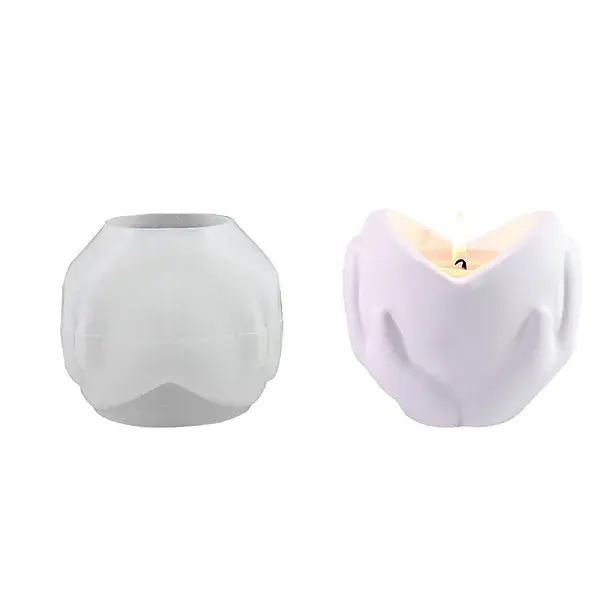 Heart DIY Silicone Candle Molds