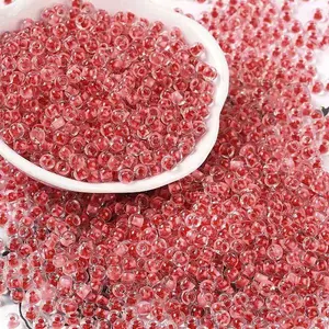 Transparent Inside Colours Glass Seed Beads