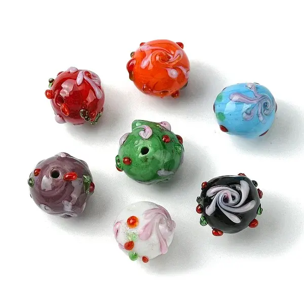 Handmade Bumpy Lampwork Beads