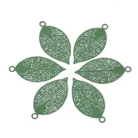 430 Stainless Steel Filigree Pendants