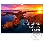 Nástěnný kalendář National Parks 2026 (univerzální kalendárium)