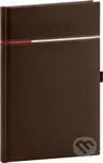 NOTIQUE Týždenný diár Tomy 2026 (hnedo-červený) (stĺpcový, s pútkom na pero)